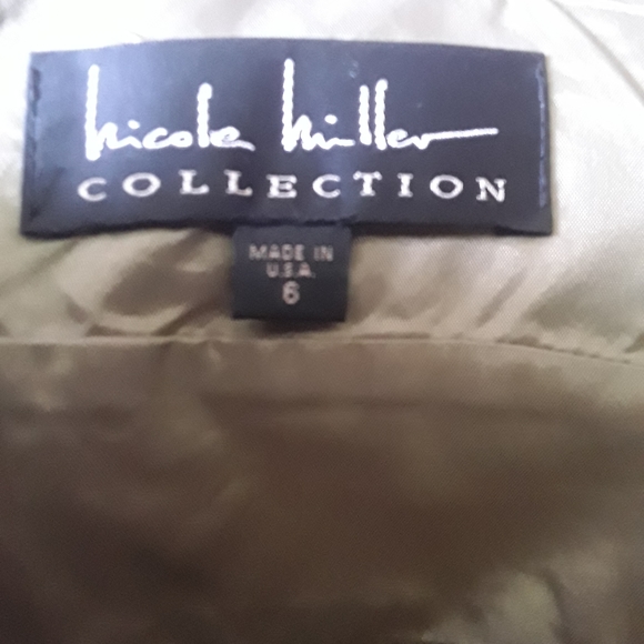 100% silk sleeveless Nicole Miller dress - Picture 6 of 8